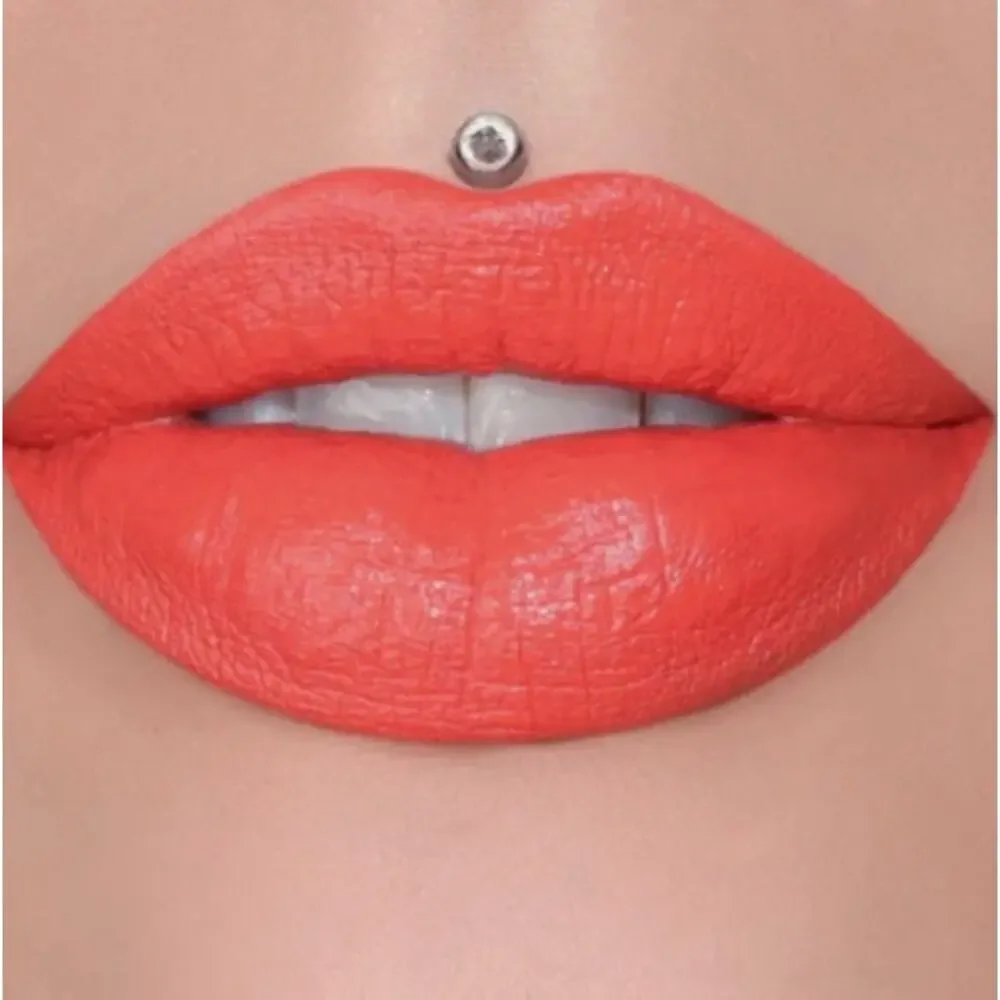 Jeffree Star Velvet Trap Prick Bright Coral Orange Matte Lipstick New In Box